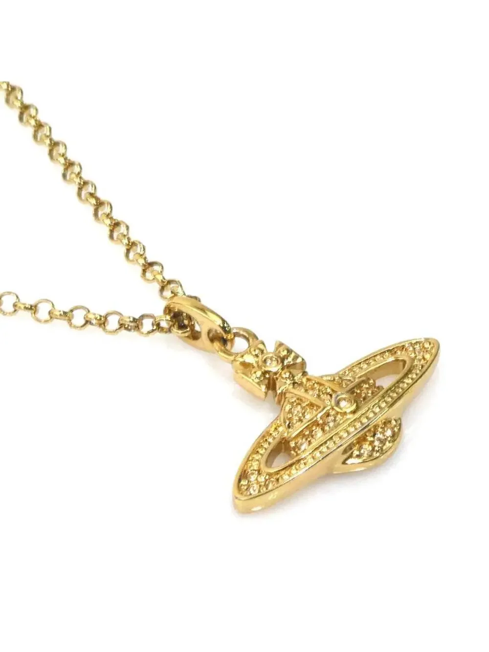 Auth Vivienne Westwood Necklace Gold #337994V15B